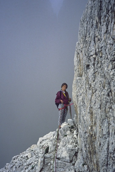 1994: Jištění přes rameno, byli jsme mladí a odvážní (nebo hloupí?). A přílba? Tu přece horolezci nenosí!